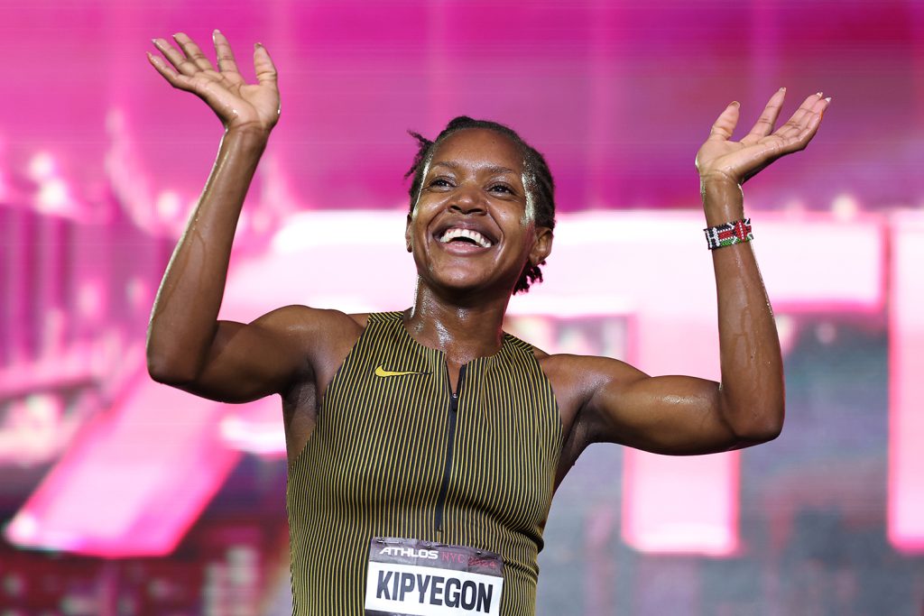 Faith Kipyegon -Kenyan 1500m Olympic and world champion